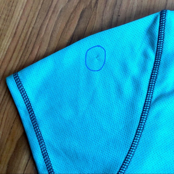 NWOT St. Johns Bay Shirt Active Petite Medium Blue - Picture 10 of 14